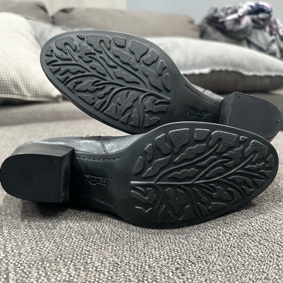 Earth Spruce Dark Grey Leather Ankle Boots Size 8/8.5 - Picture 9 of 13